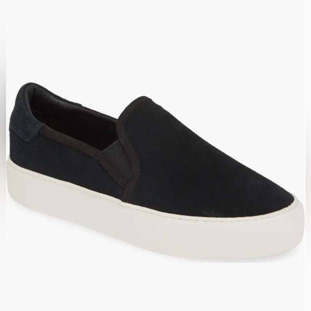 UGG Abies Perforated Slip on Platform Sneakers